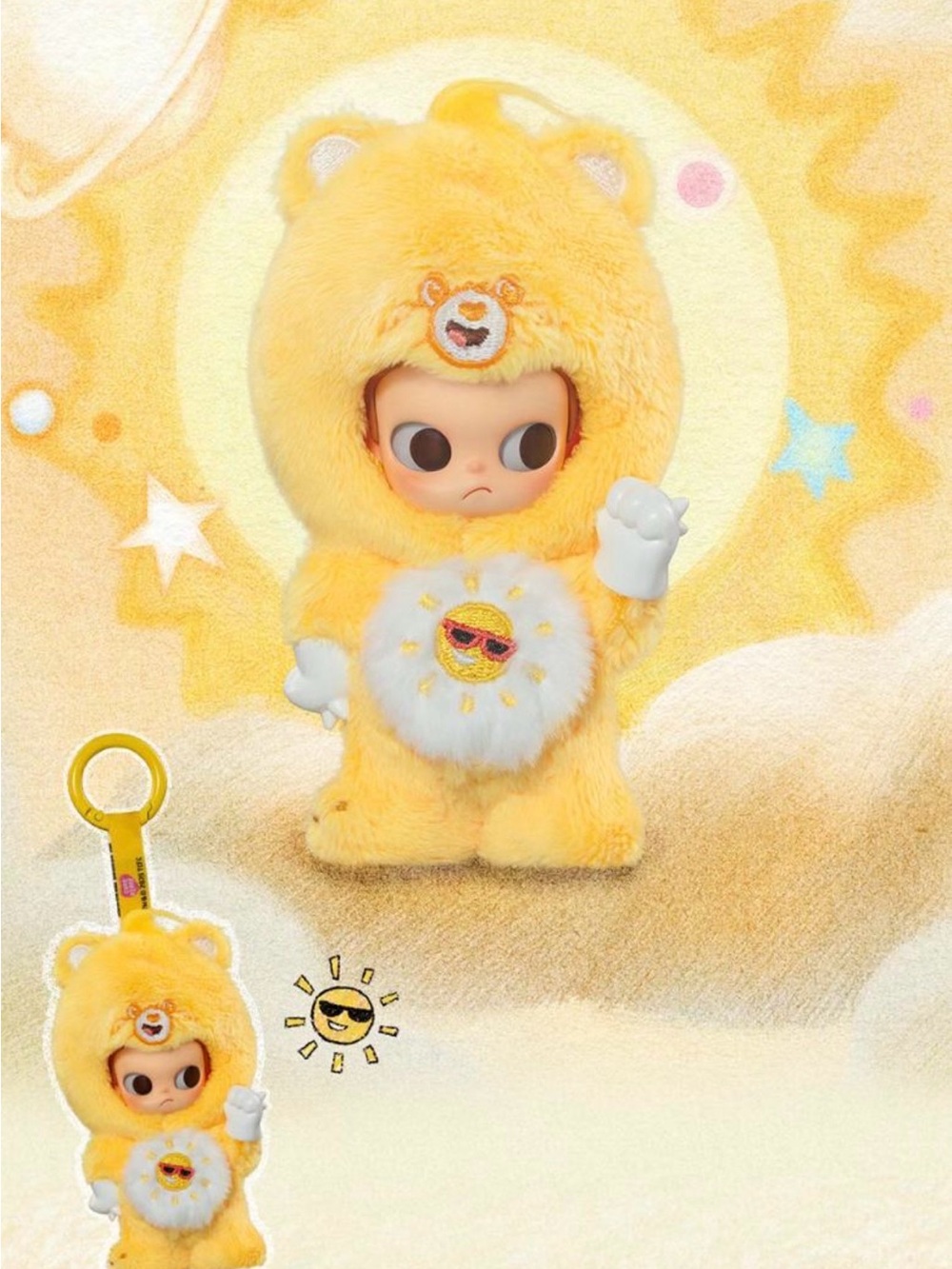 Zsiga From “ Zsiga X Care Bears “ Series Figures - “Funshine Bear”